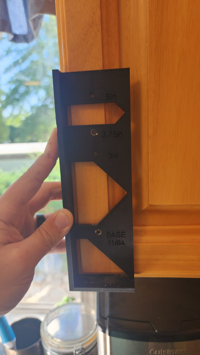 Cabinet Handle Drill Guide