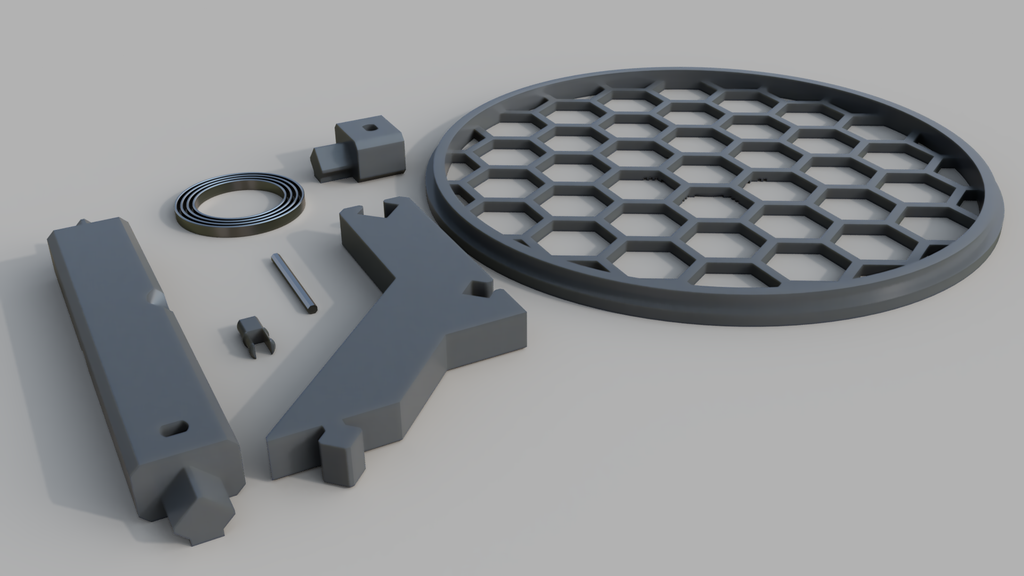 Stackable Horizontal Spool Holder for 1kg or 3kg Filament [V2]