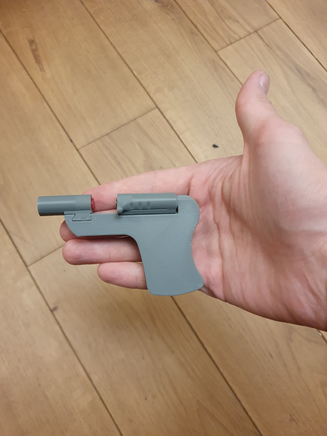 Simplest toy cap gun