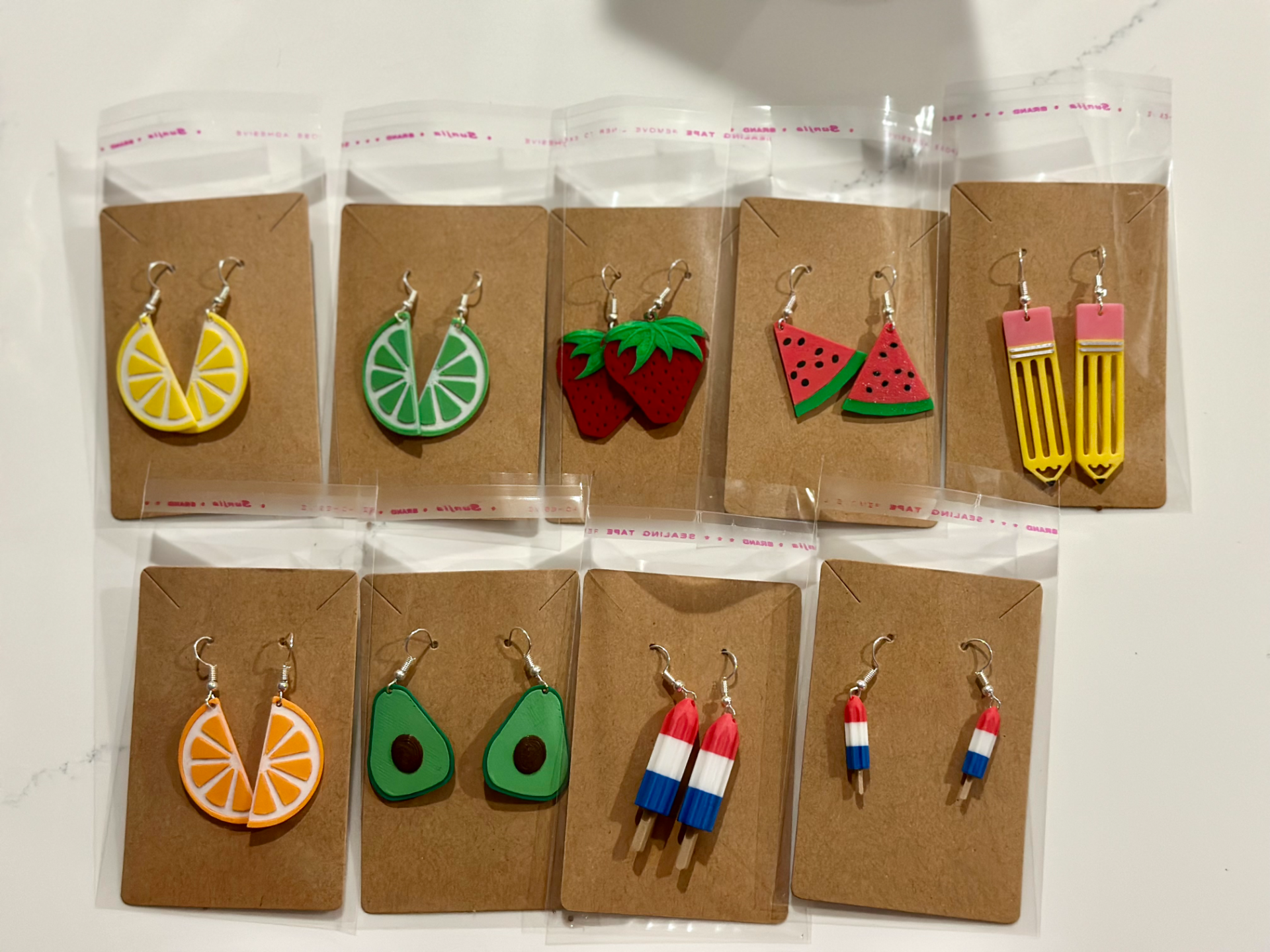 Strawberry earrings