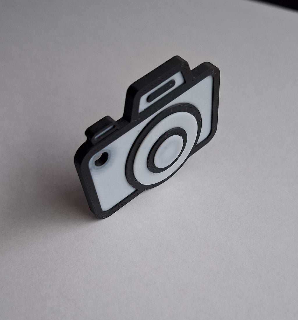 Keychain Camera with pocket for NFC