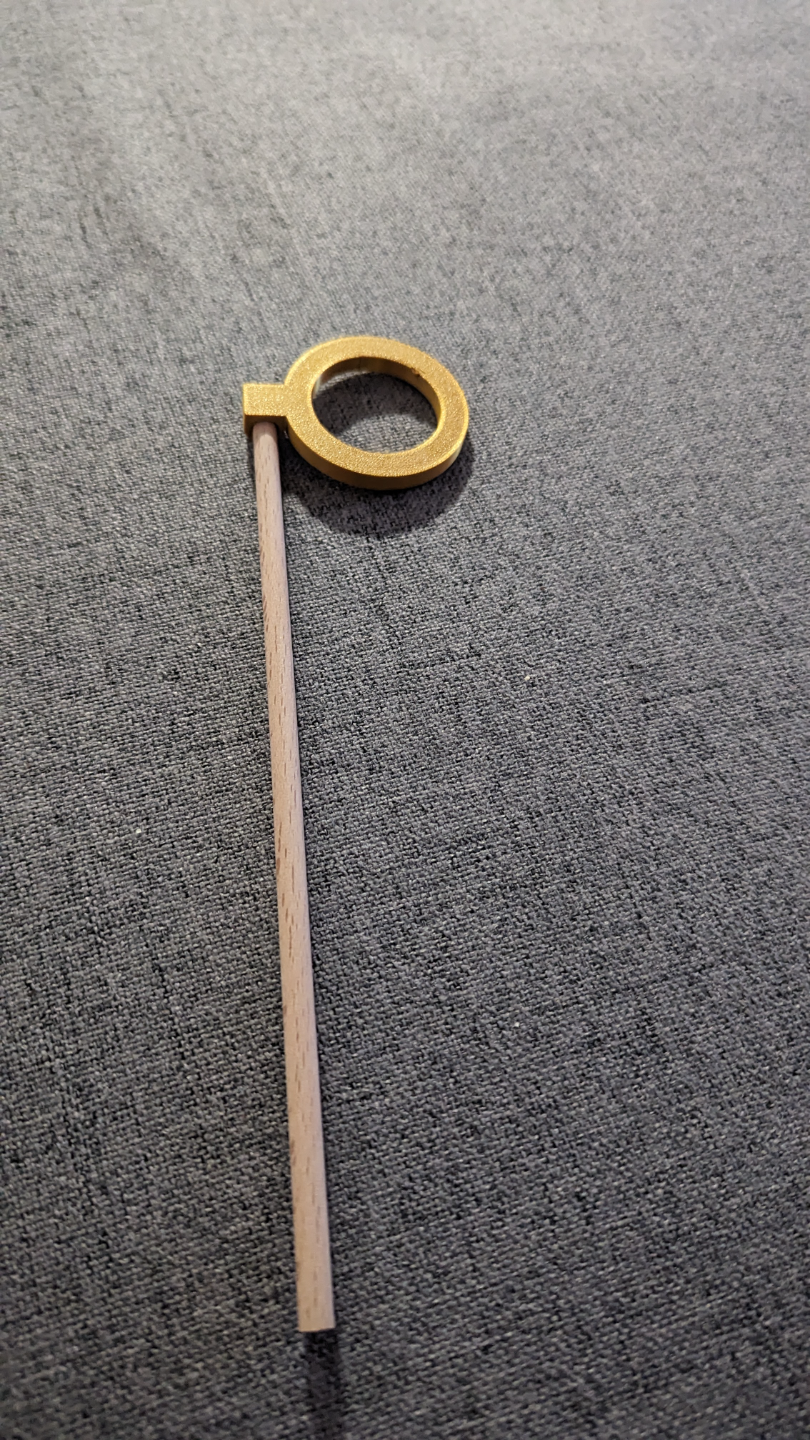 3D Printable Photobooth Accessory - Monocle