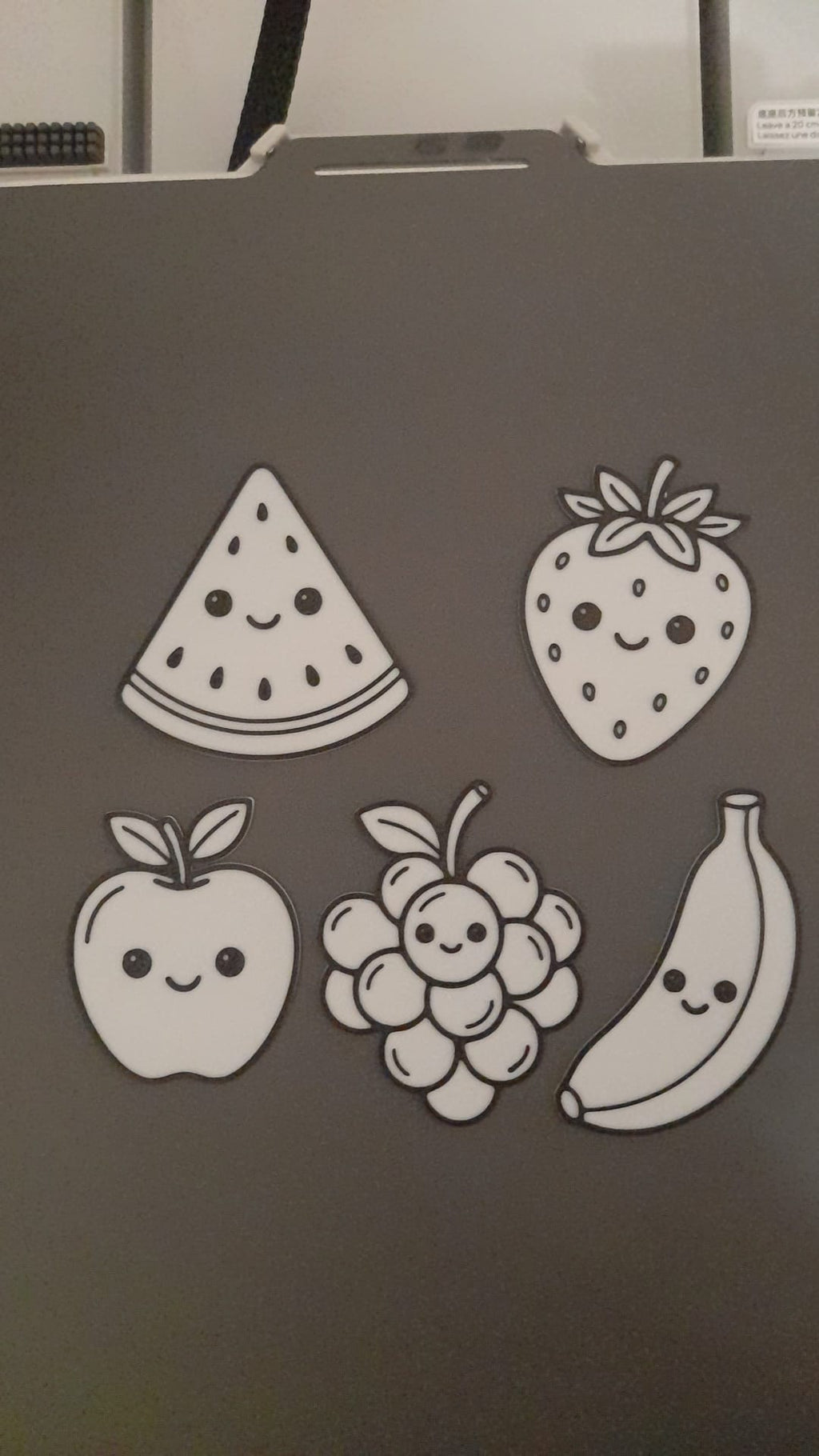 Kit Pintura Infantil. Frutinhas Fofas. Easy print