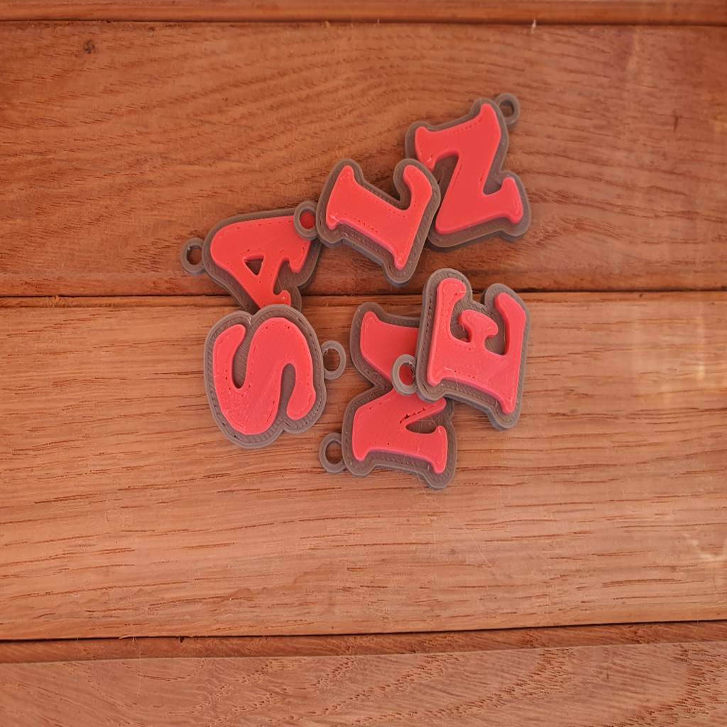 Keychain with Letter