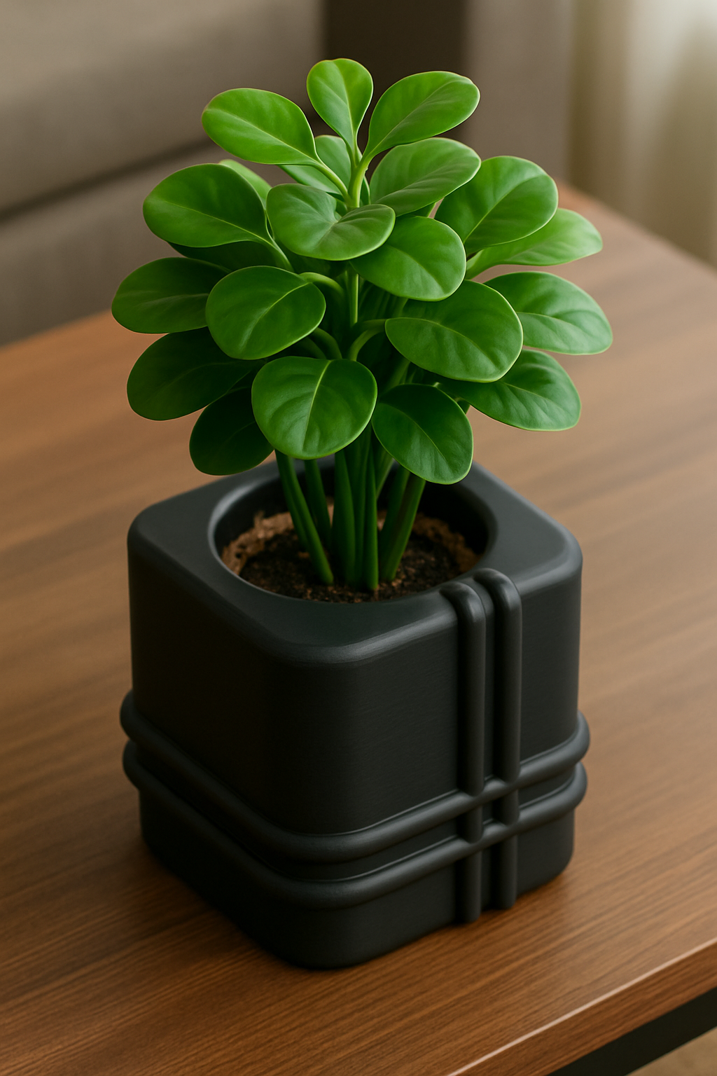 Modern Pipe Square Vase | Fast & Clean Print