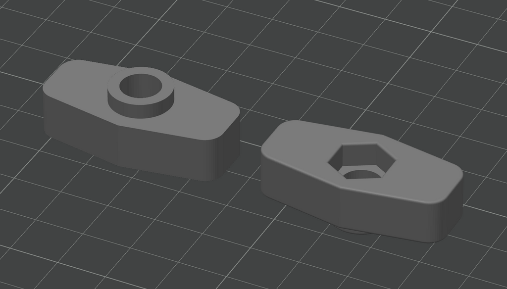 1/4-20 Knob, Uses 1/4-20 Nut
