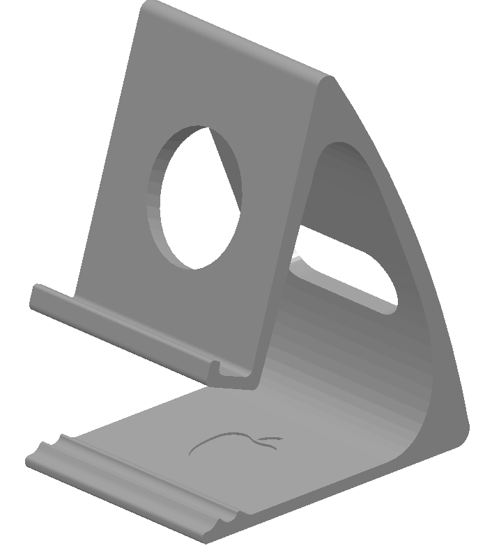 Ipad stand - added logo