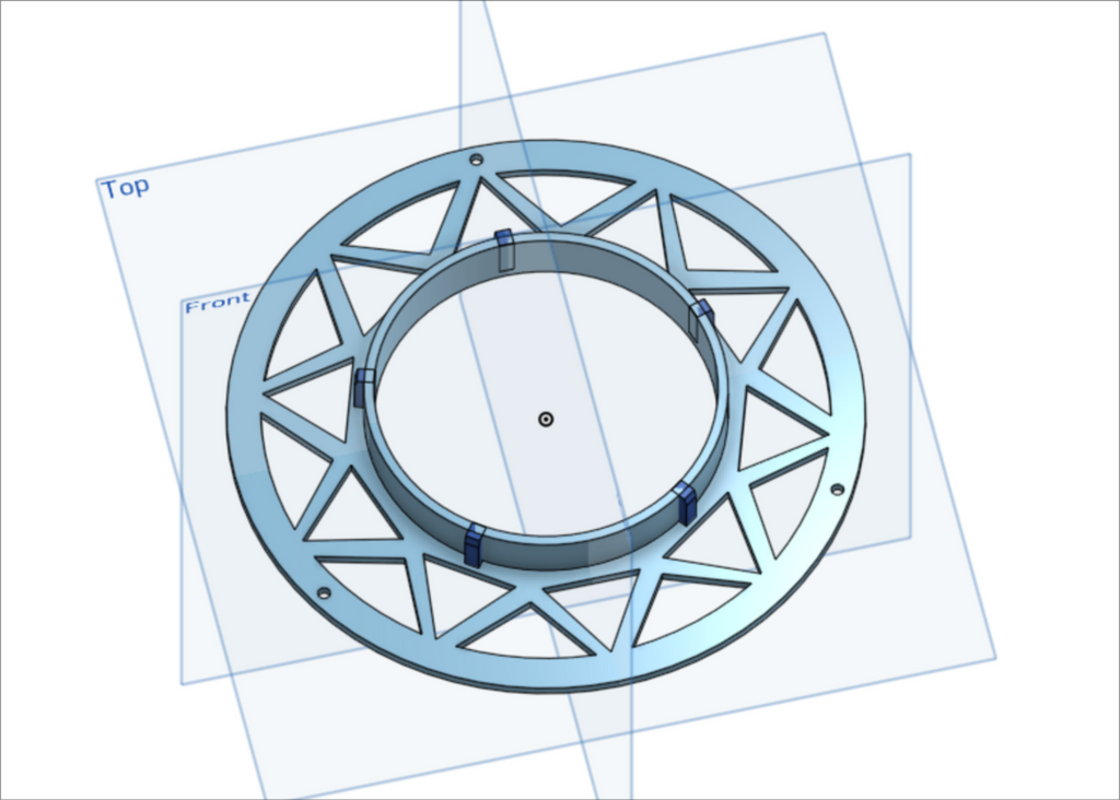 Mini filament spool for 75 mm core