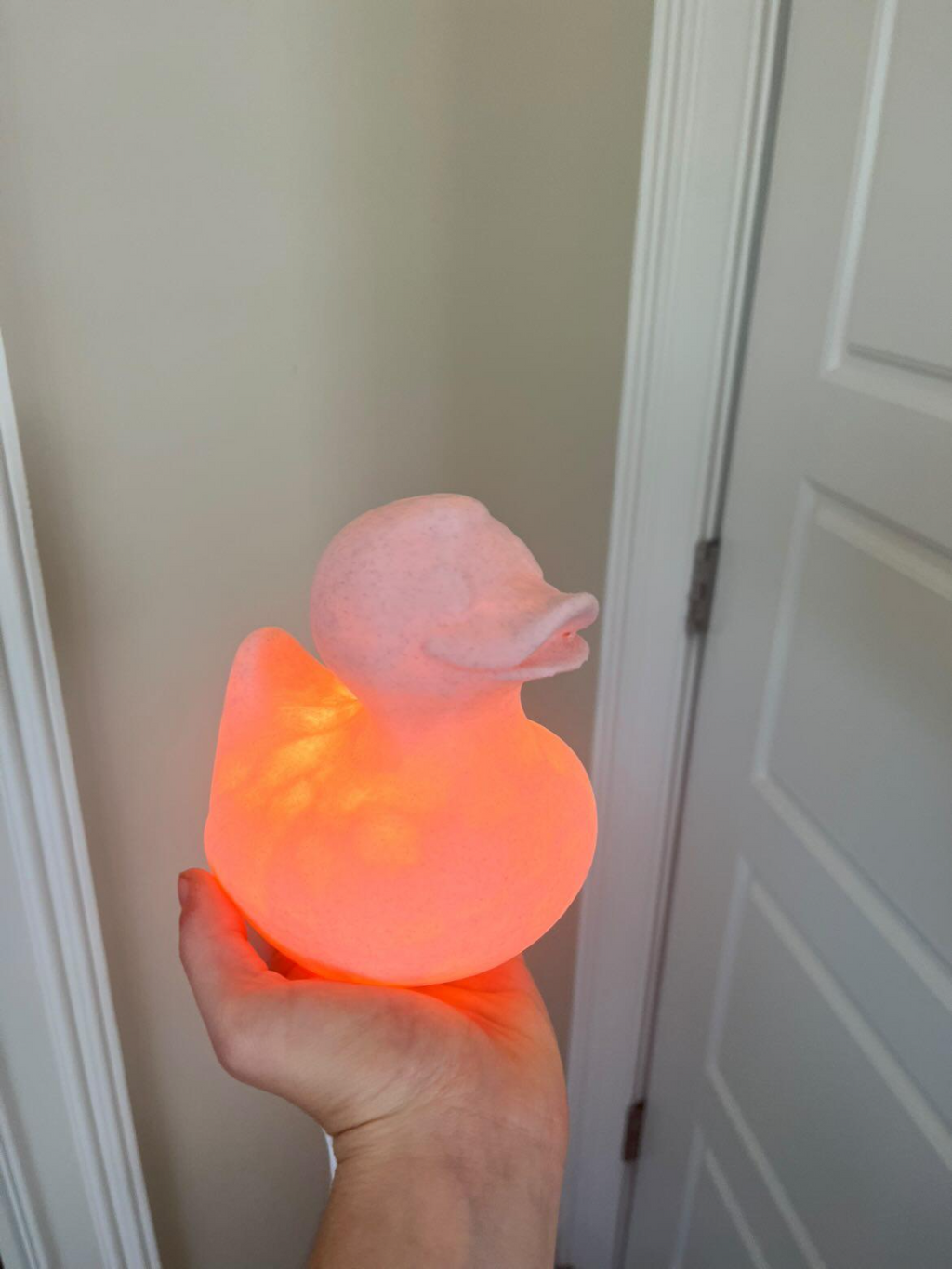 Pink Duck lamp (001 led light)