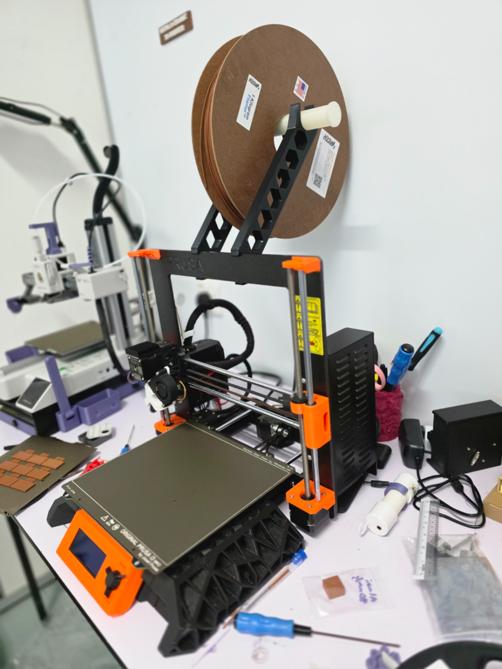 Prusa MK3S top spool virtual foundry filament