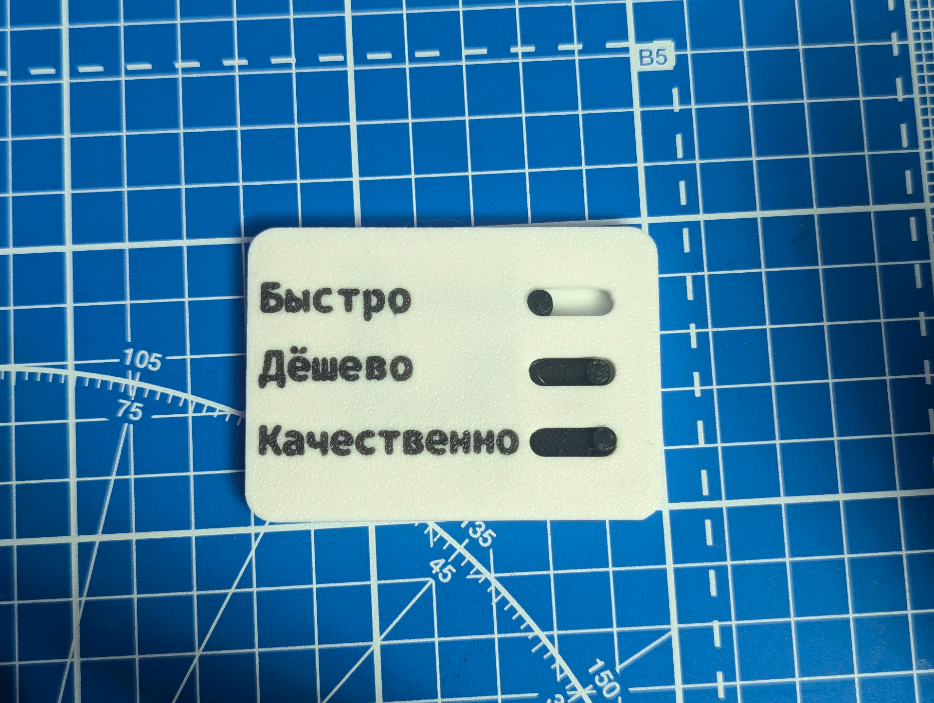 Быстро Дешево Качественно (Fast Cheap Good)