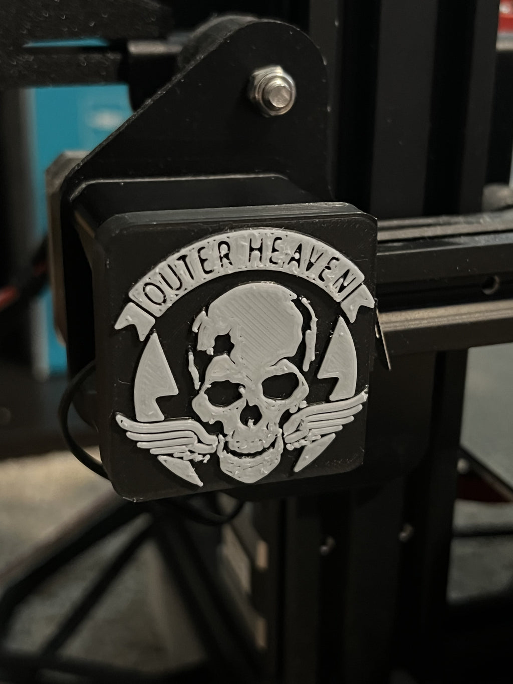 Ender 3 X-Axis Cap/Cover - Outer Heaven Logo