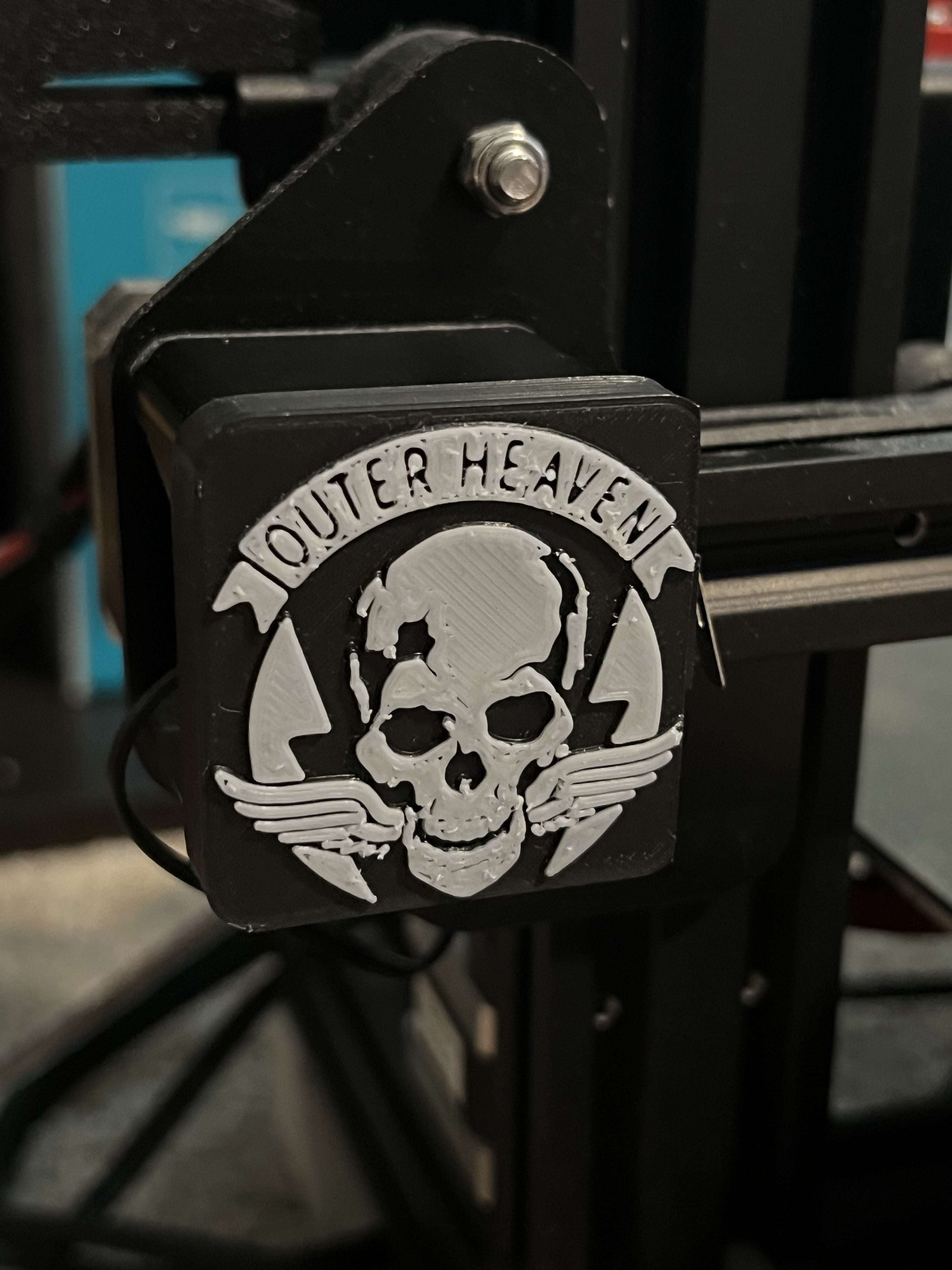Ender 3 X-Axis Cap/Cover - Outer Heaven Logo