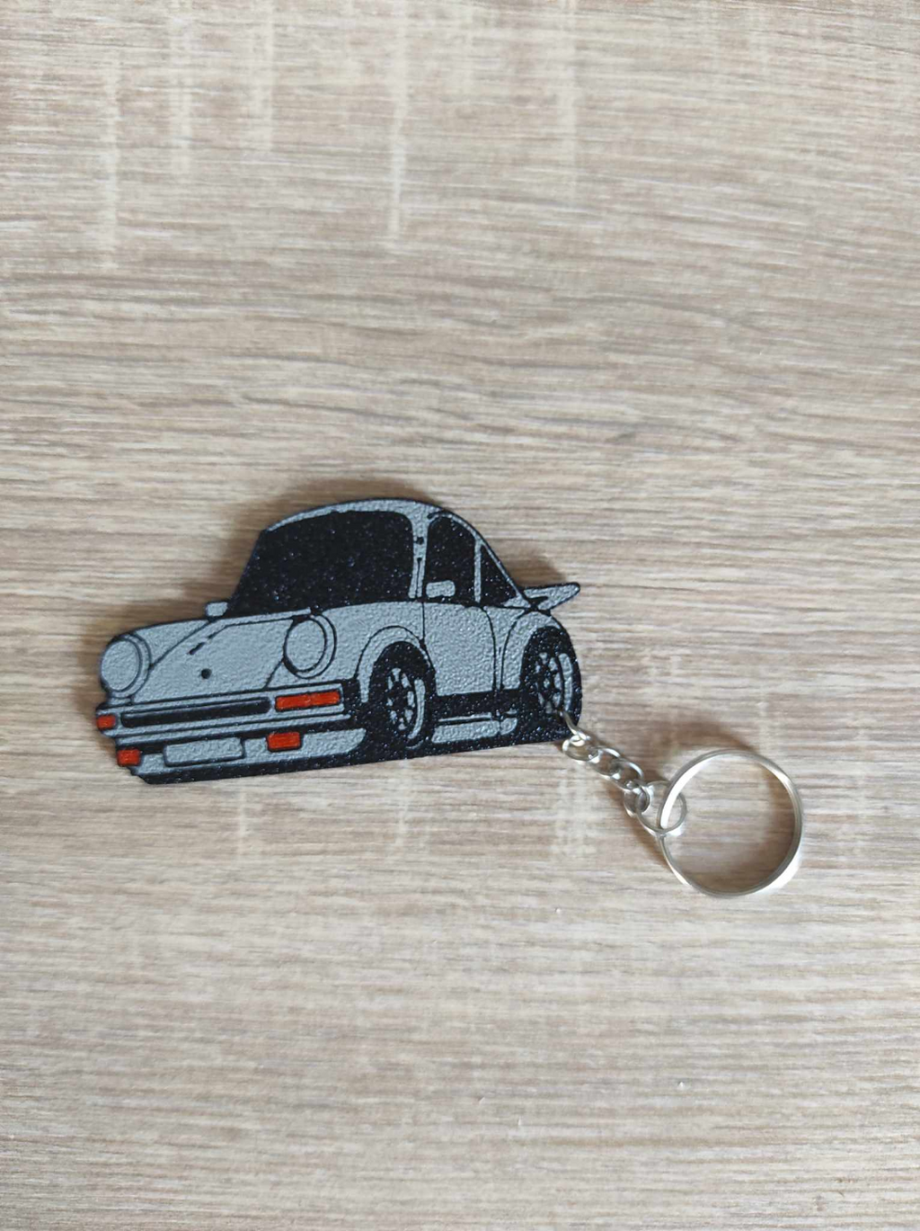 Tooned Porsche Keychain