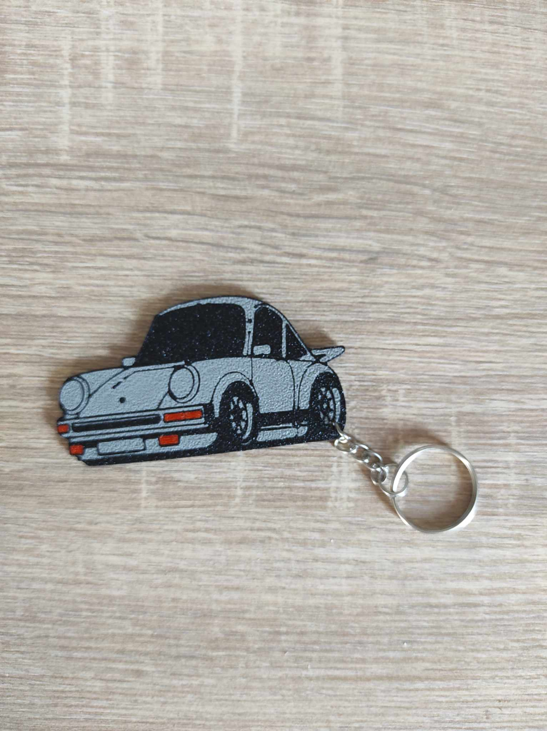 Tooned Porsche Keychain