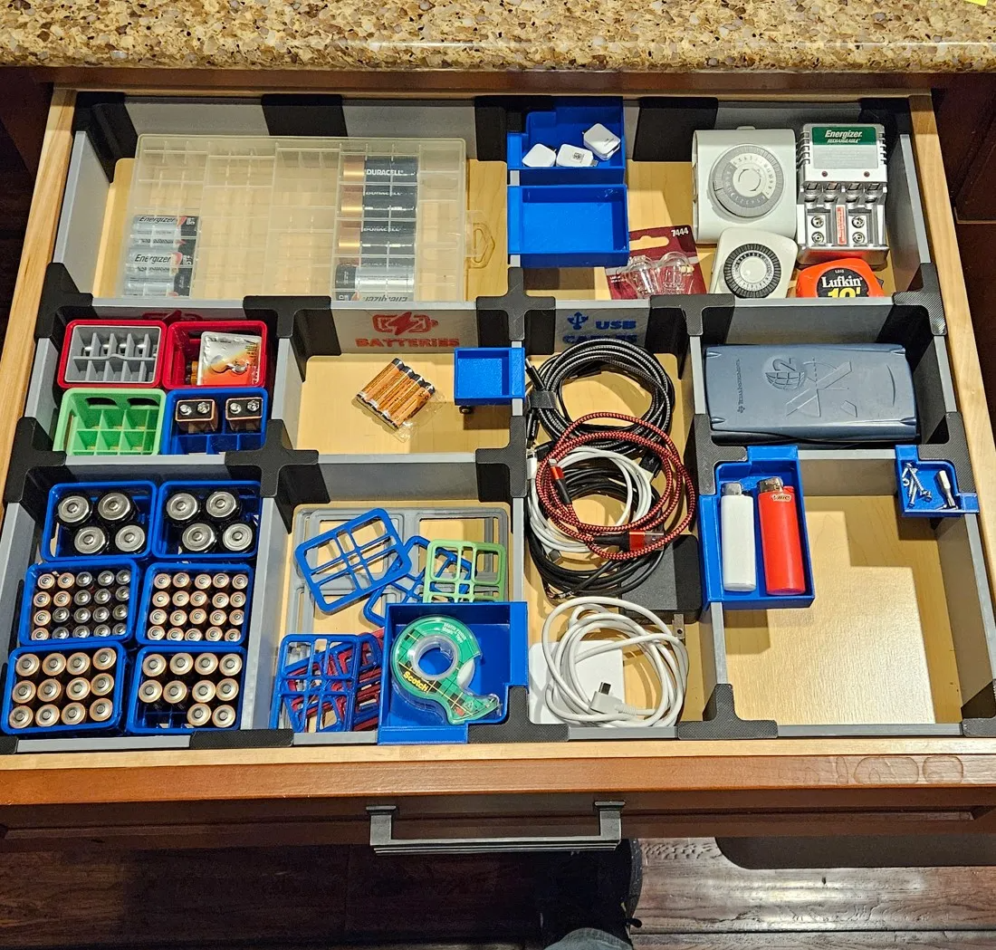 Any Size Hanging Trays for Modular Drawer Dividers