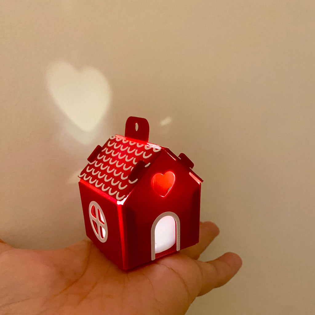 mini house tealight holder/gift bo(Q_Craft)