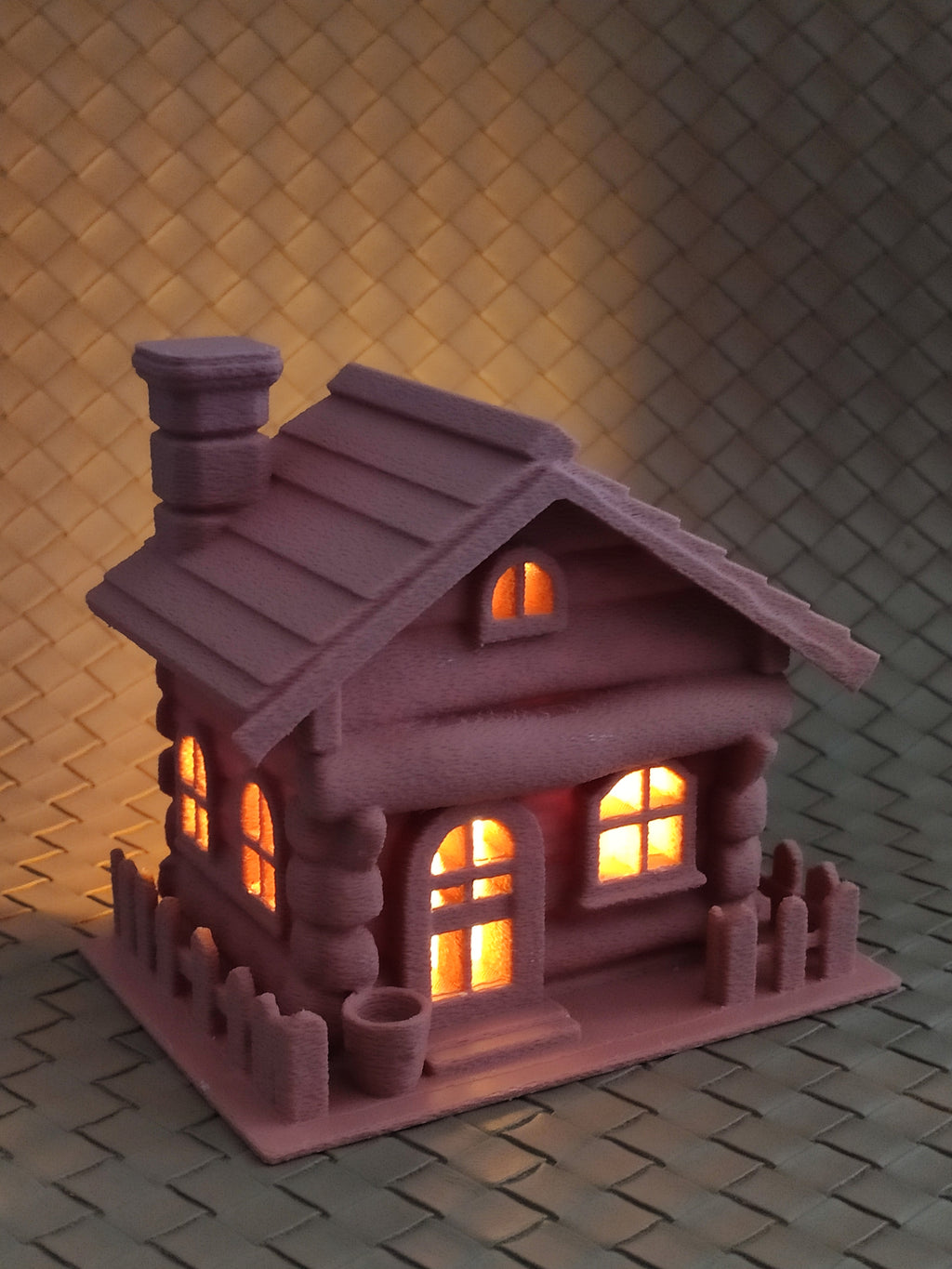 FairyTale cottage - LED tea light cover (2pcs)