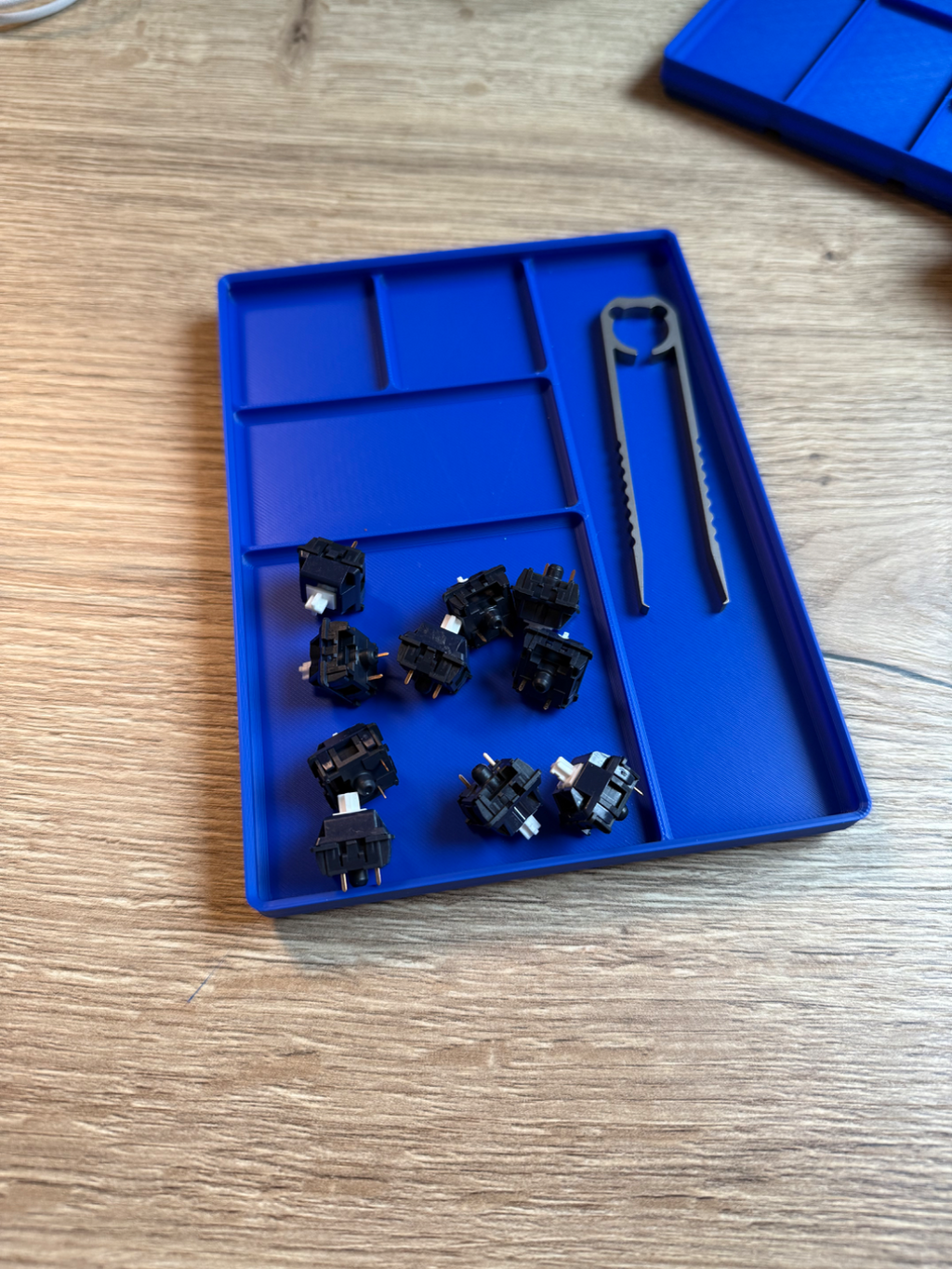 Gridfinity parts tray 3x4 1.5u height