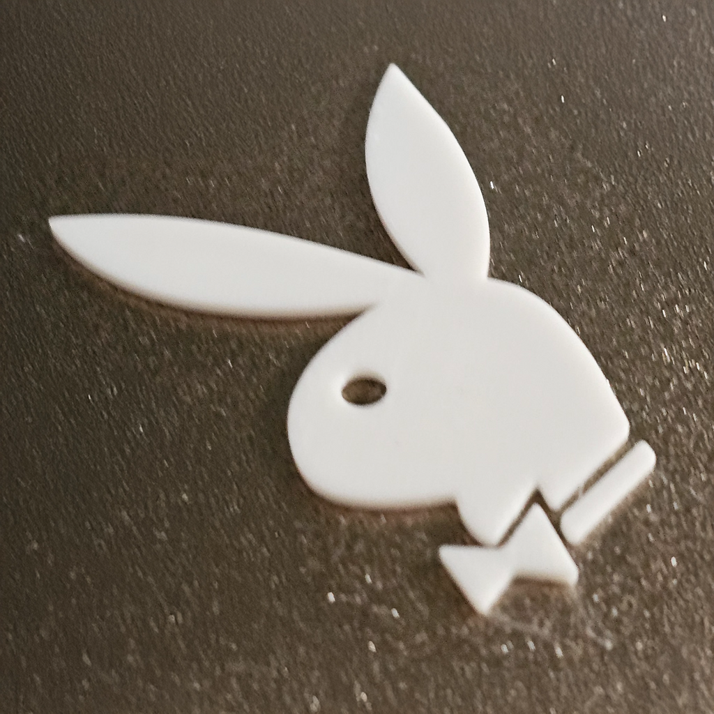 Playboy Bunny Logo - 3D Printed