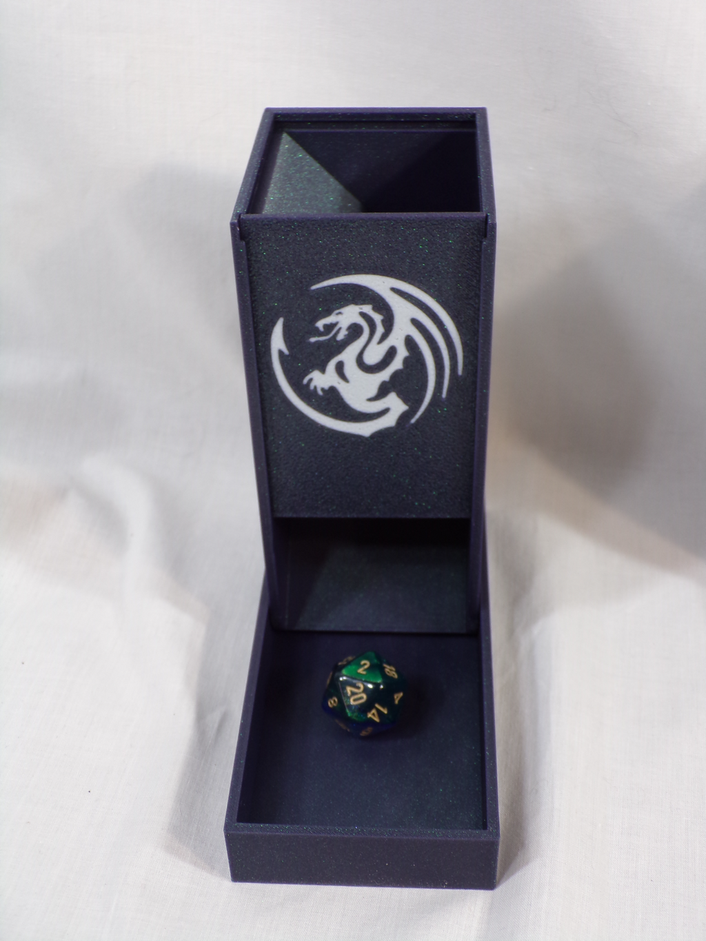Portable Dice Tower & Dice Storage