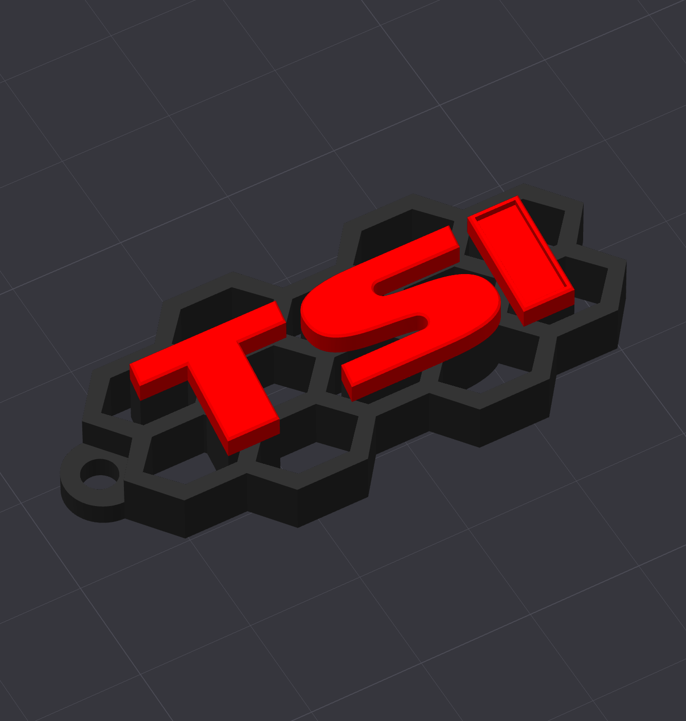 VW TSI Keychain