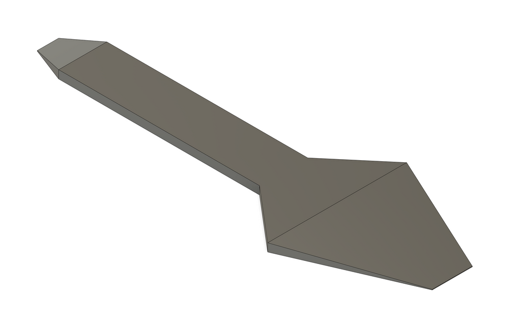 Glue/Paint dual spreader/spatula (parametric)