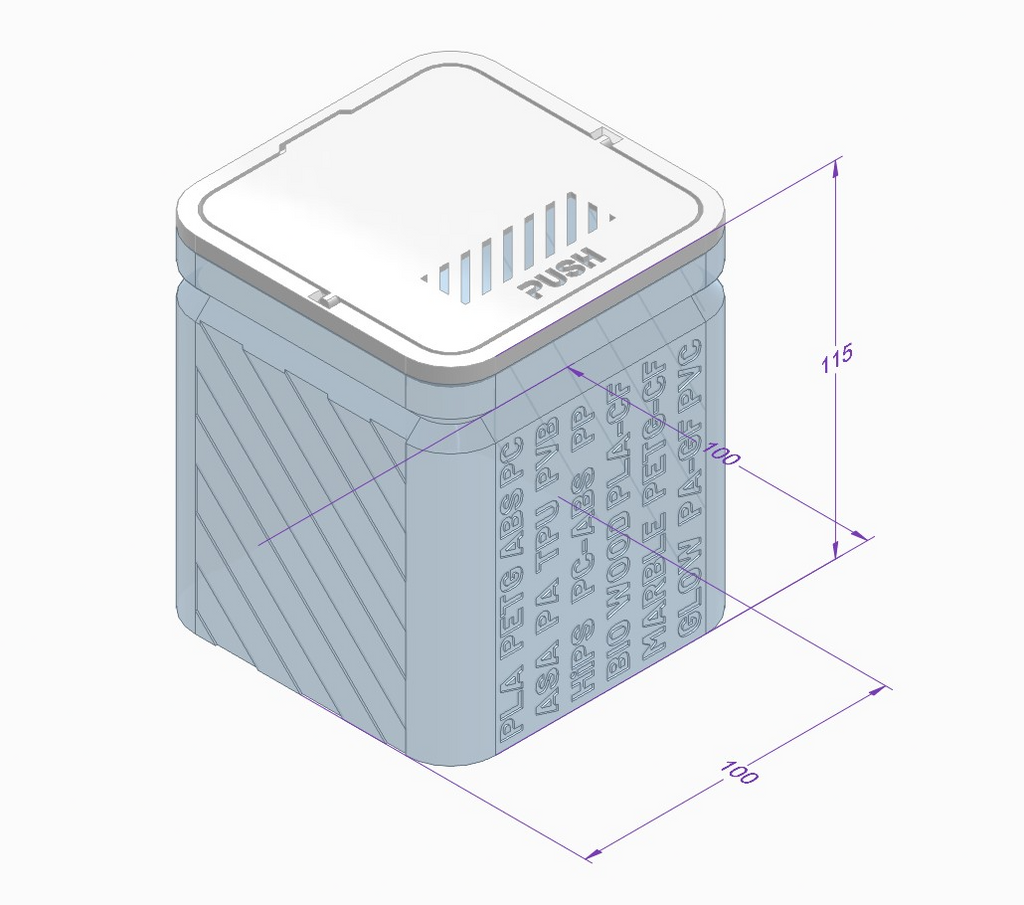 Plastic Waste Bin