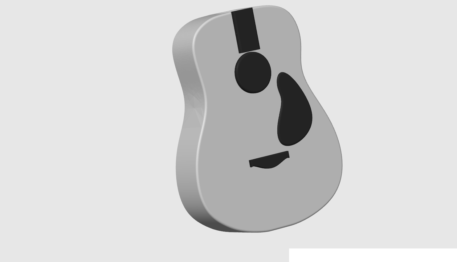 Guitar Pen Holder (inplace, possible multicolor!)