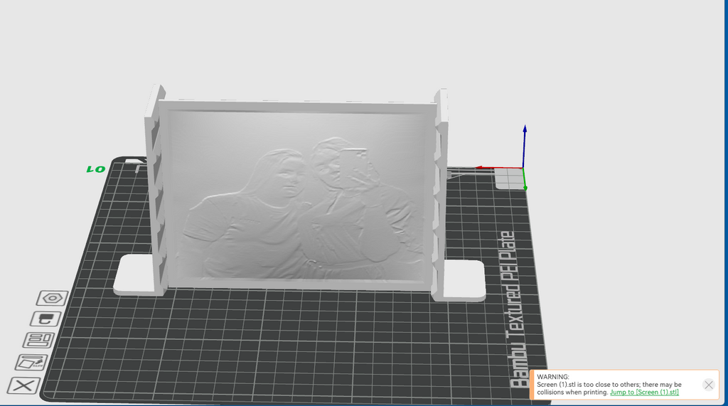 lithophane supports