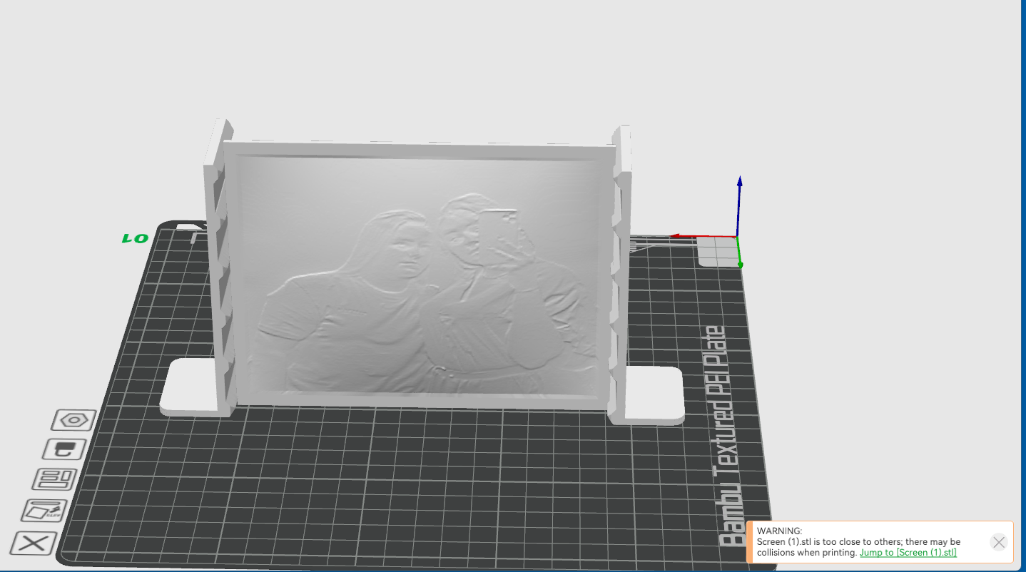 lithophane supports