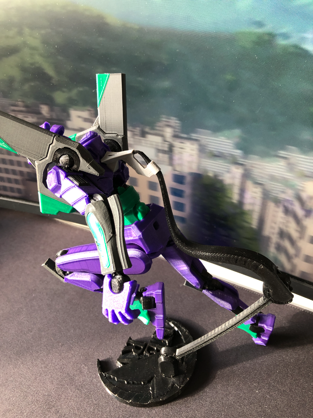 Dummy 13 Evangelion umbilical cord stand