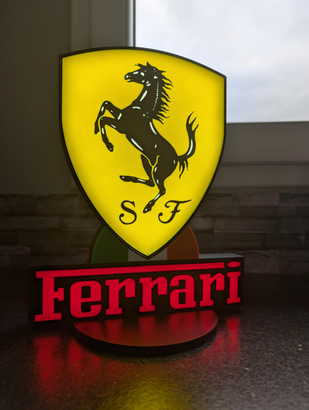 light box ferrari