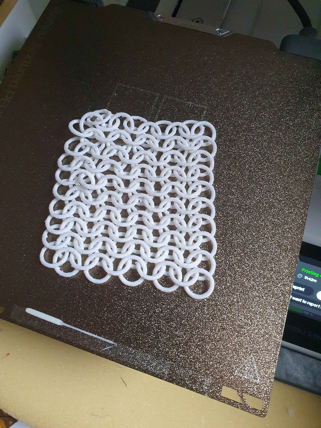 chainmail European 4-1 weave varying size sheets