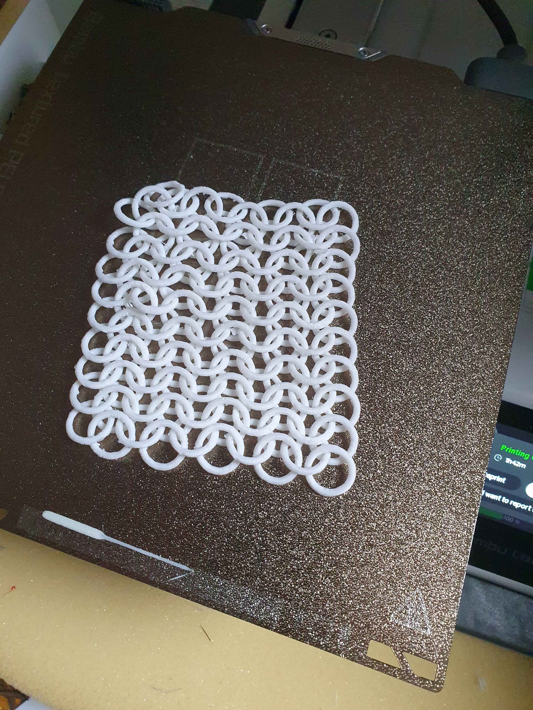 chainmail European 4-1 weave varying size sheets