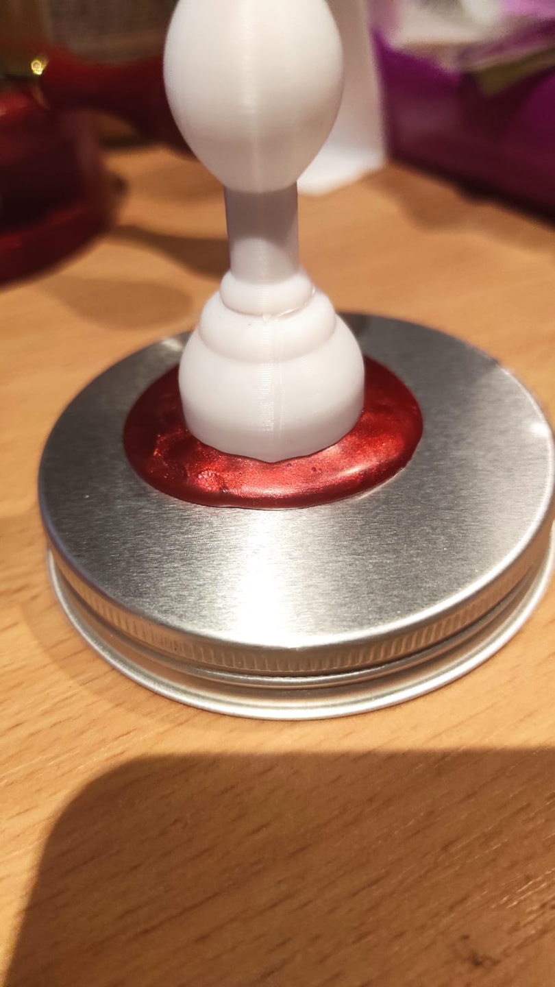Make your own wax stamp purity seal