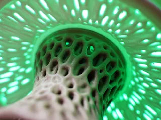 Voronoi Mushroom Lamp