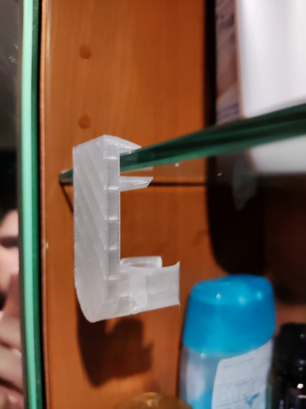 Zahnbürstenhalter Glasboden universelle Zahnbürste