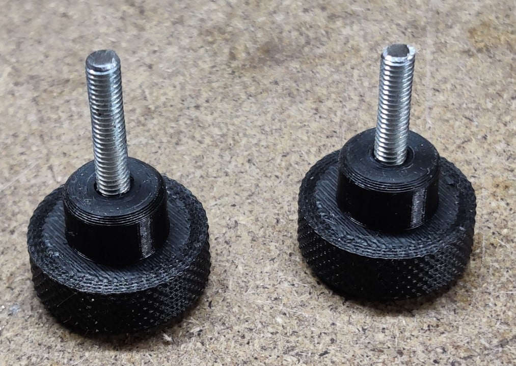 M4 Knurled Thumbscrew Knob
