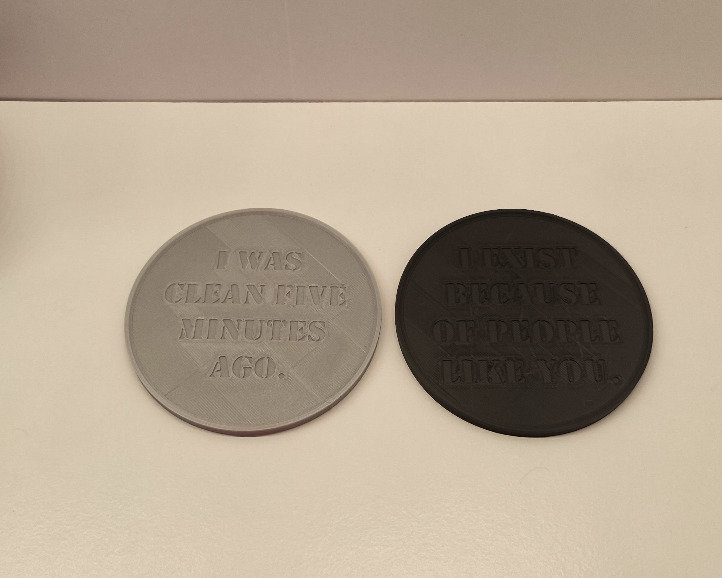 Coaster Set + Holder (Customizable Coaster)