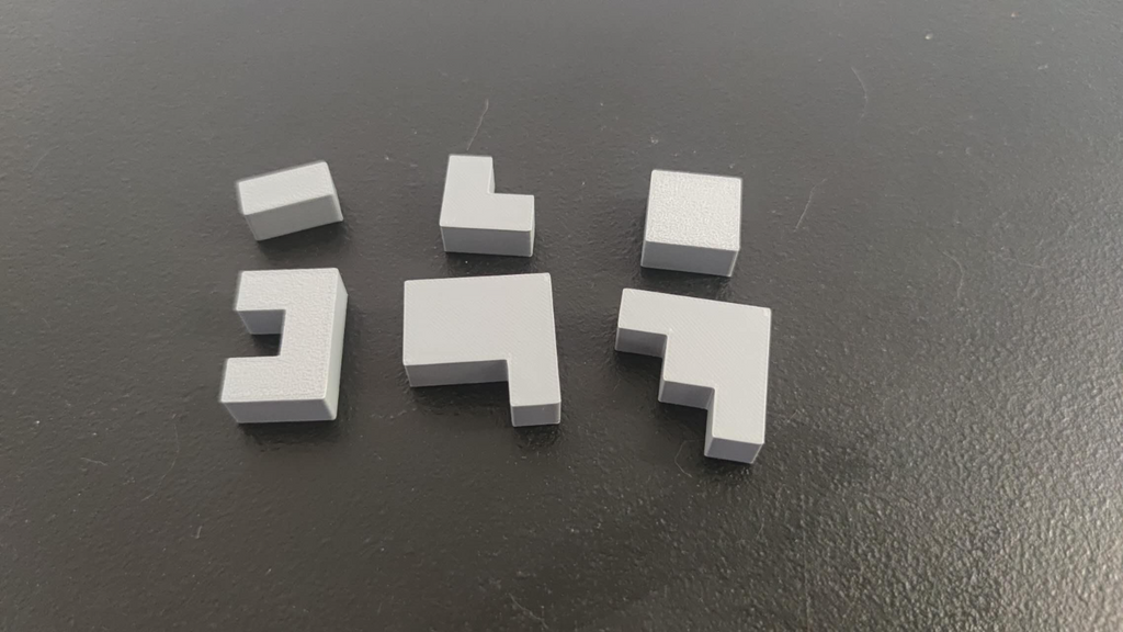 3*3*3 6-Piece Diabolical cube