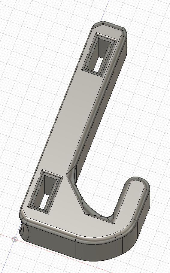 Simple cable tie pole hook / holder (5 versions)