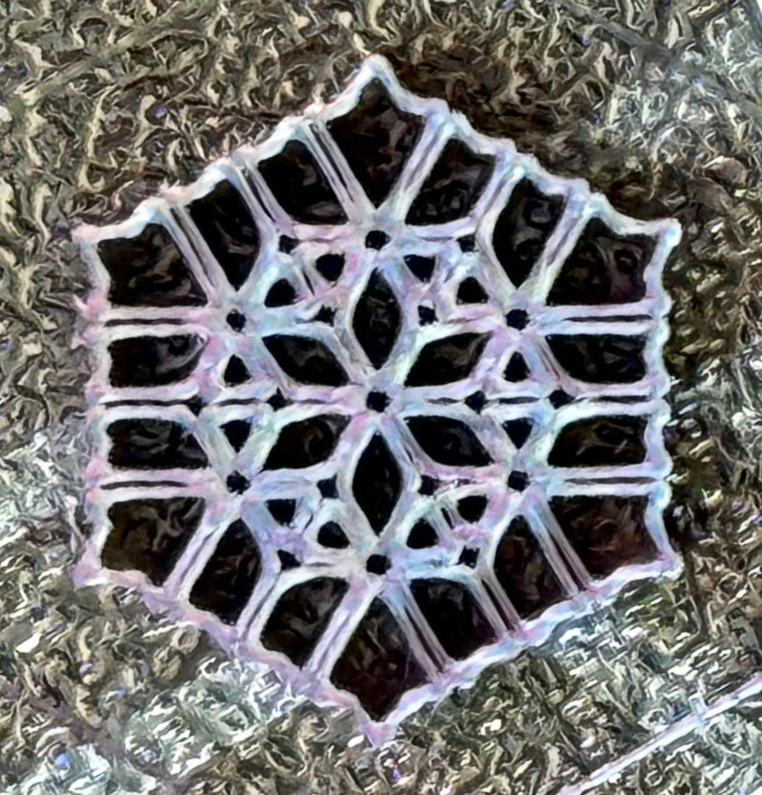 Level 2 Sierpiński Snowflake (Vase Mode) (2D)