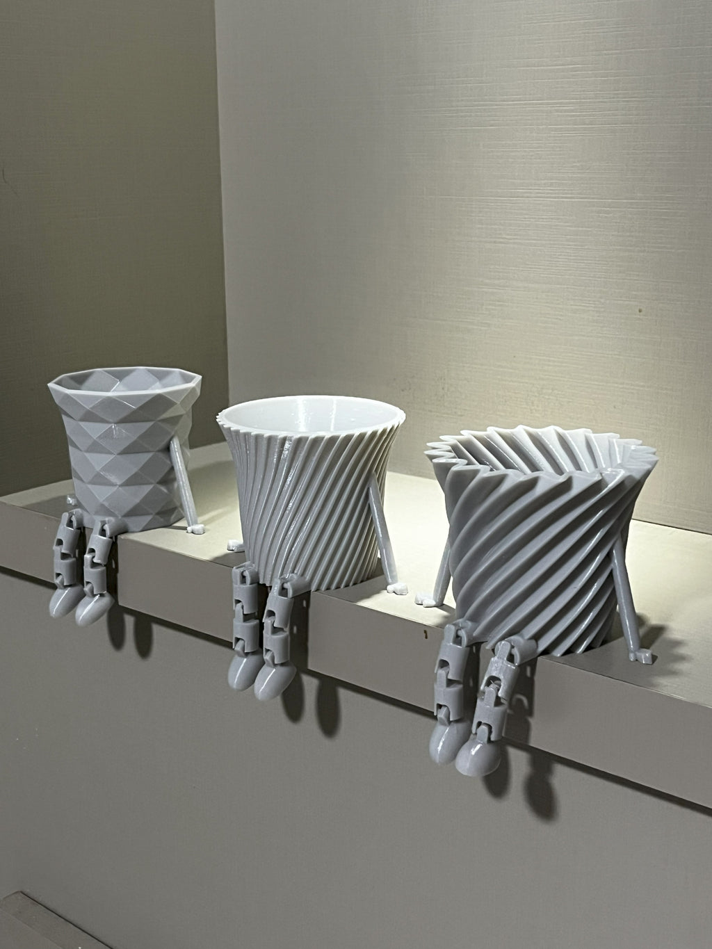 Mini vasos fofos para suculentas