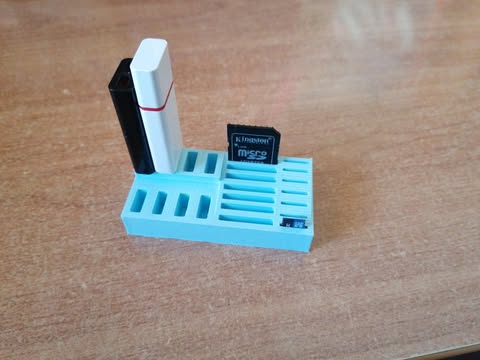 USB & SD Card Holder