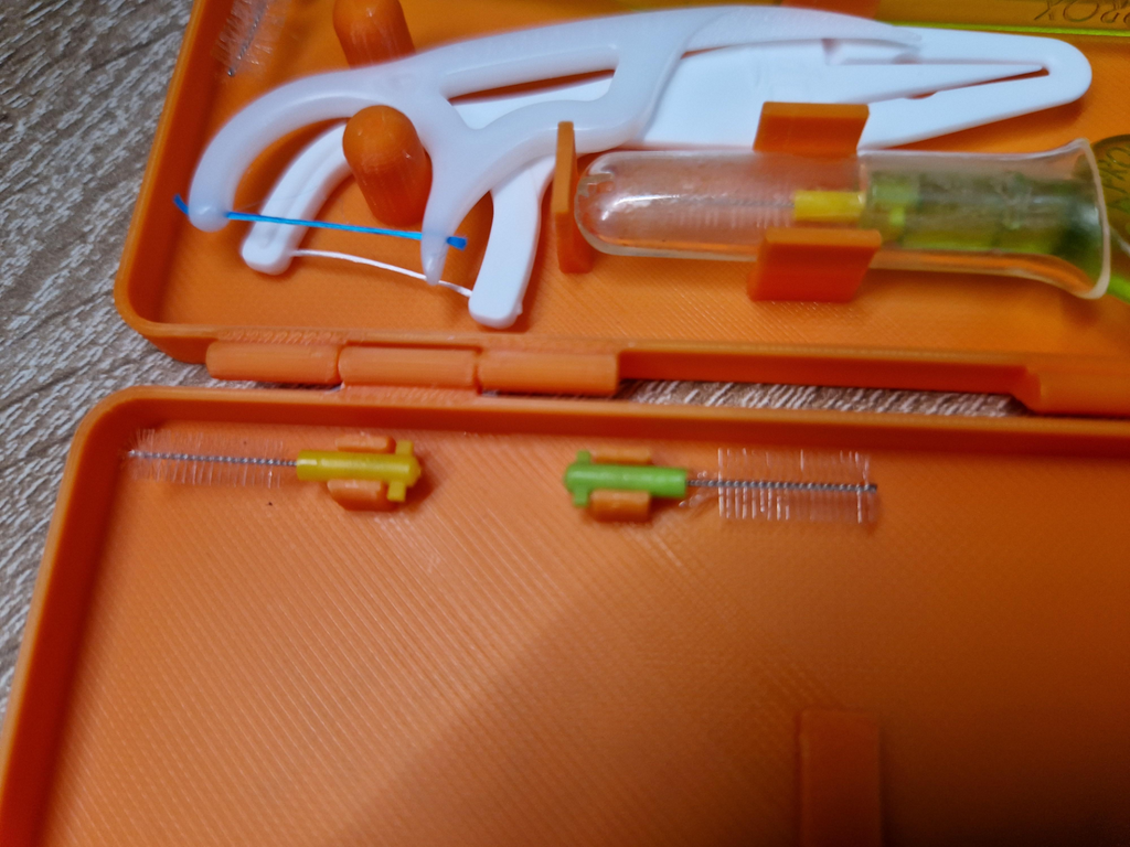 Case for CURAPROX interdental toothbrushes