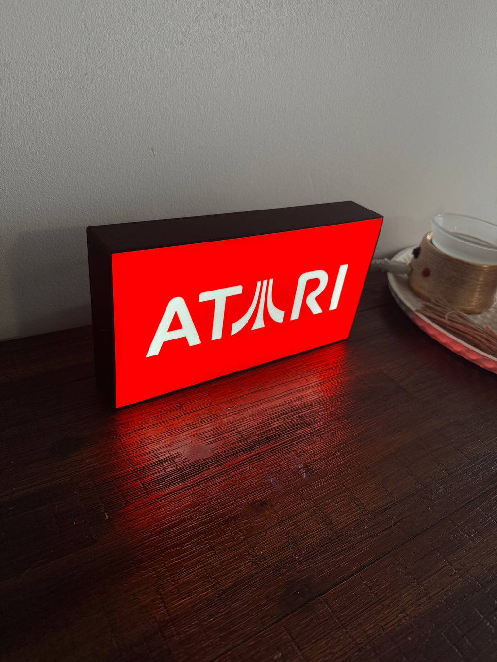 Atari - Red Logo Light Up Sign