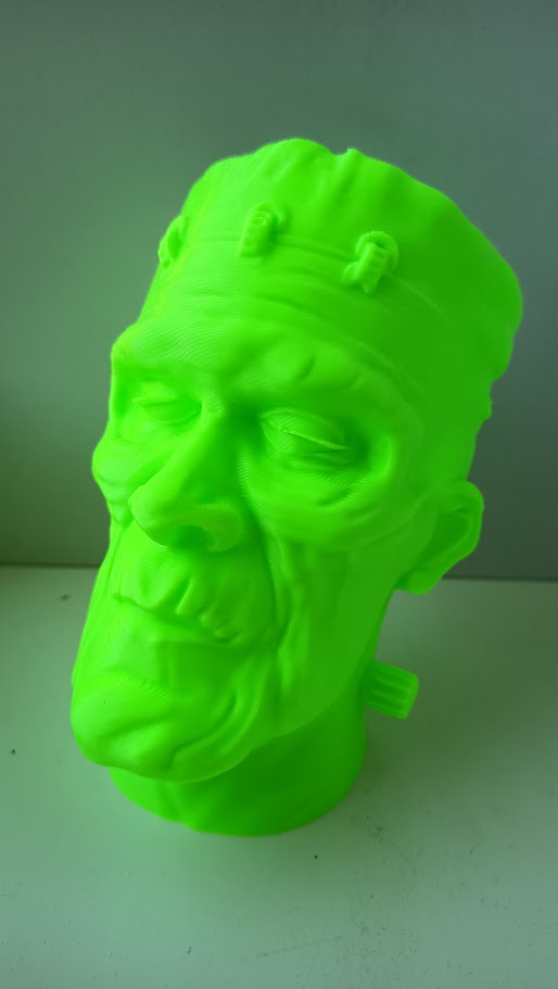 Green Franky head container