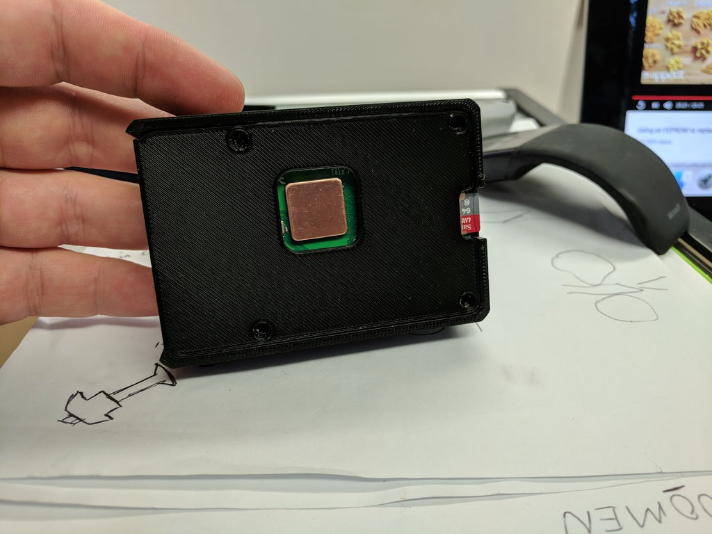 Raspberry Pi 3B+ Heatsink Case for Prusa mk3