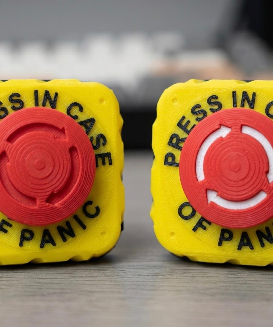 Mechanical Panic Button - No Glue & AMS Ready